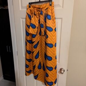African Print Maxi Skirt